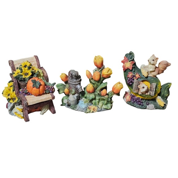 Vintage 1990s K's Collection 'Song Birds' Figurine Set 3 Pieces - Picture 1 of 16